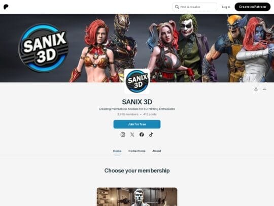 Sanix 3D – Patreon