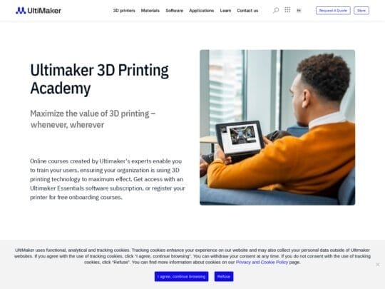 Ultimaker 3D Printing Academy