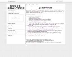 gCode Analyzer