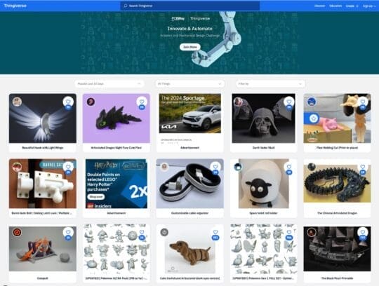 Thingiverse by Ultimaker