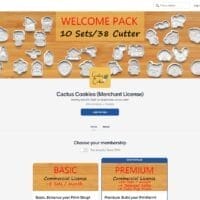 Cactus Cookies (Merchant License)