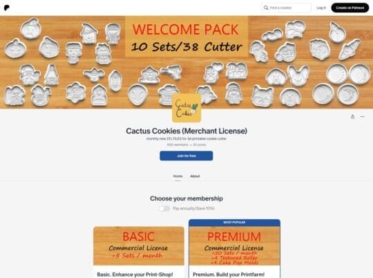 Cactus Cookies (Merchant License)