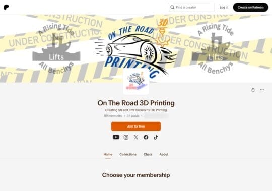 On The Road 3D Printing