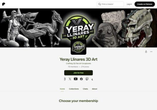 Yeray Llinares 3D Art