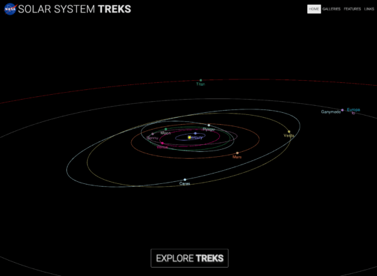 NASA Solar System Treks